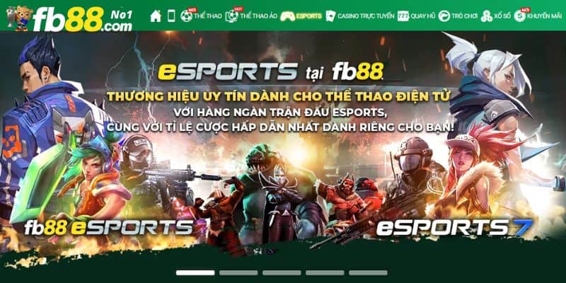 Tổng quan về sảnh Esports FB88